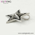 33458 xuping Special design fashion Stainless Steel jewelry black gun color cool Stars shape pendant